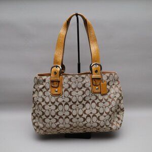 Coach 2008 Signature Jacquard Tote